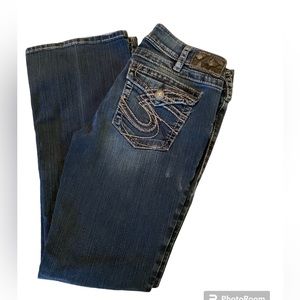 Silver jeans 33 waist 34 long